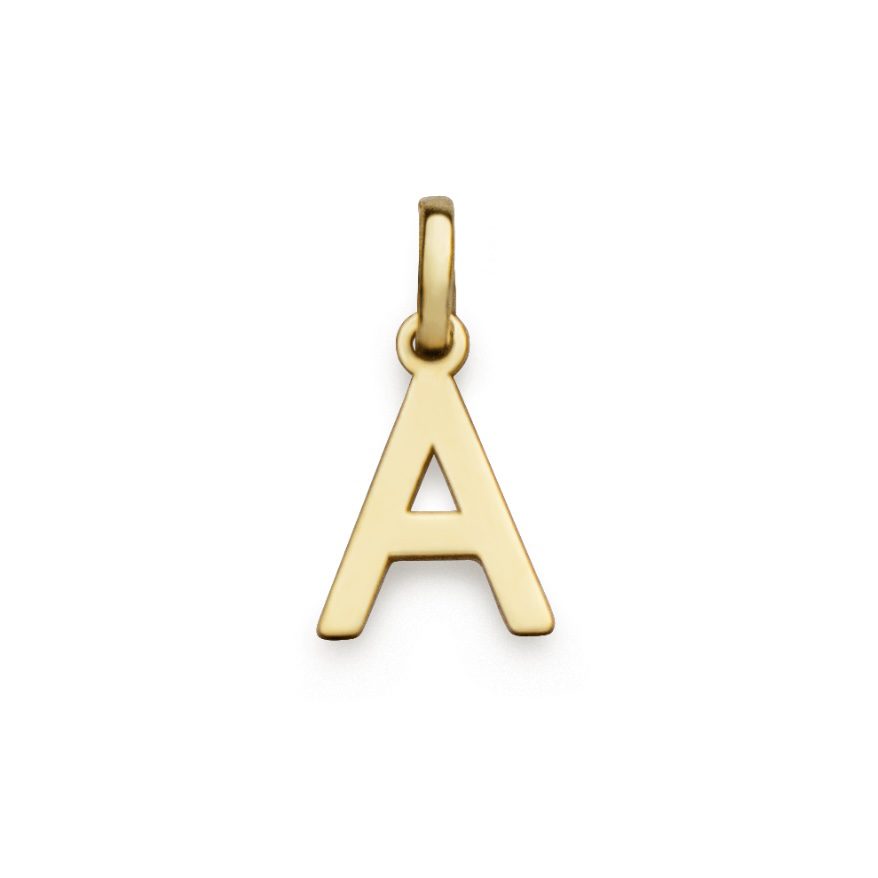 Bokstav i 18k guld