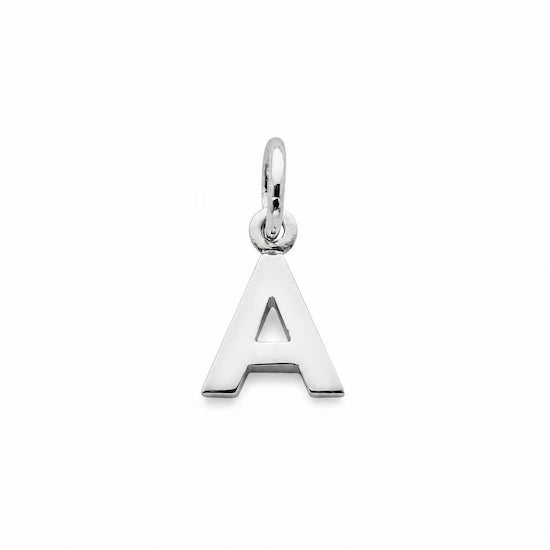 tilren bokstavsberlock i äkta silver med personlig initial