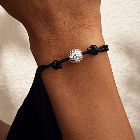 Armband med golfboll i silver - bild 2