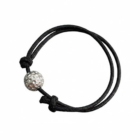 Armband med golfboll i silver
