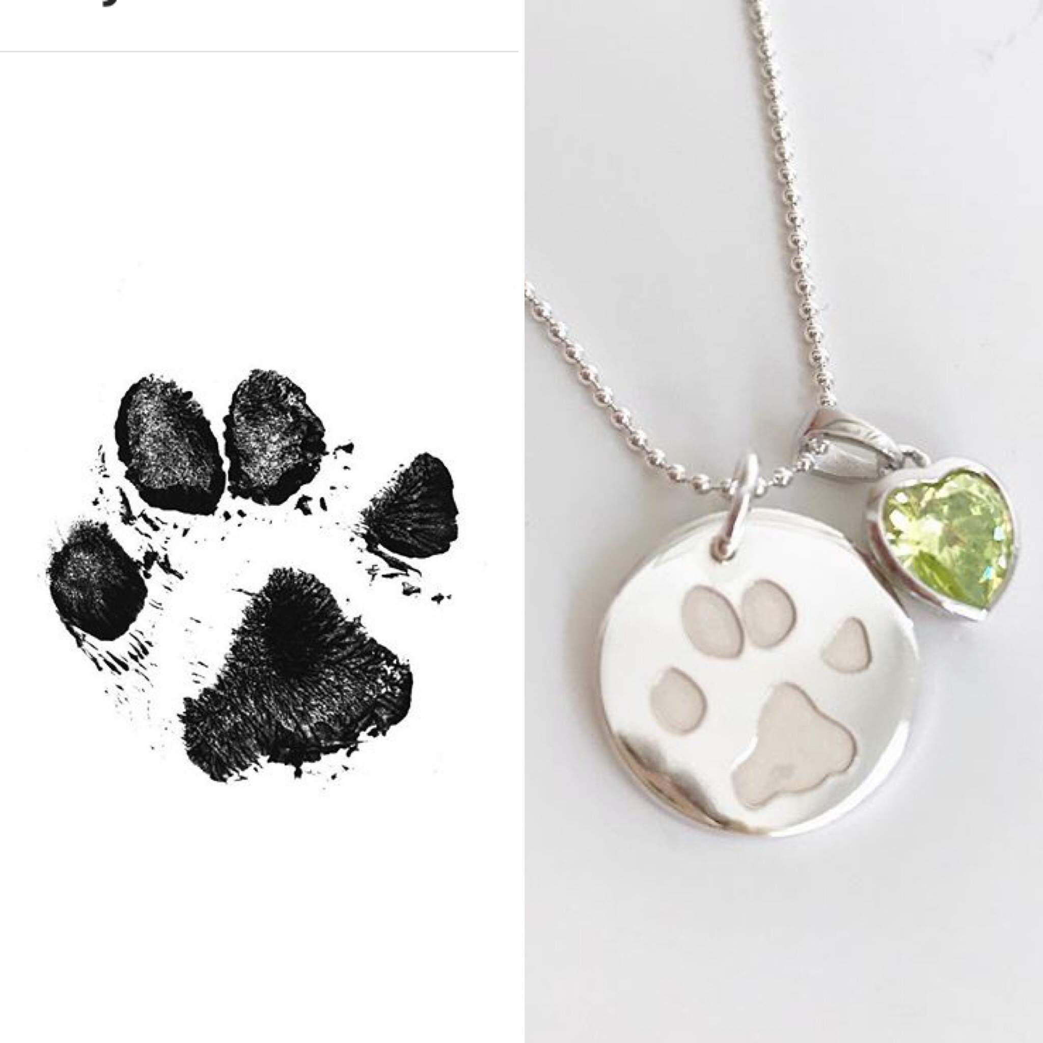 Smycke med eget avtryck (handavtryck, fotavtryck & tassavtryck)