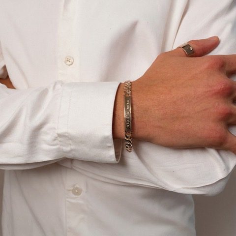 Klassiskt Herrarmband med namn