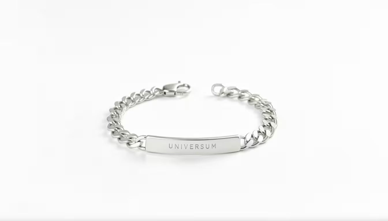 klassiskt herrarmband med gravyr