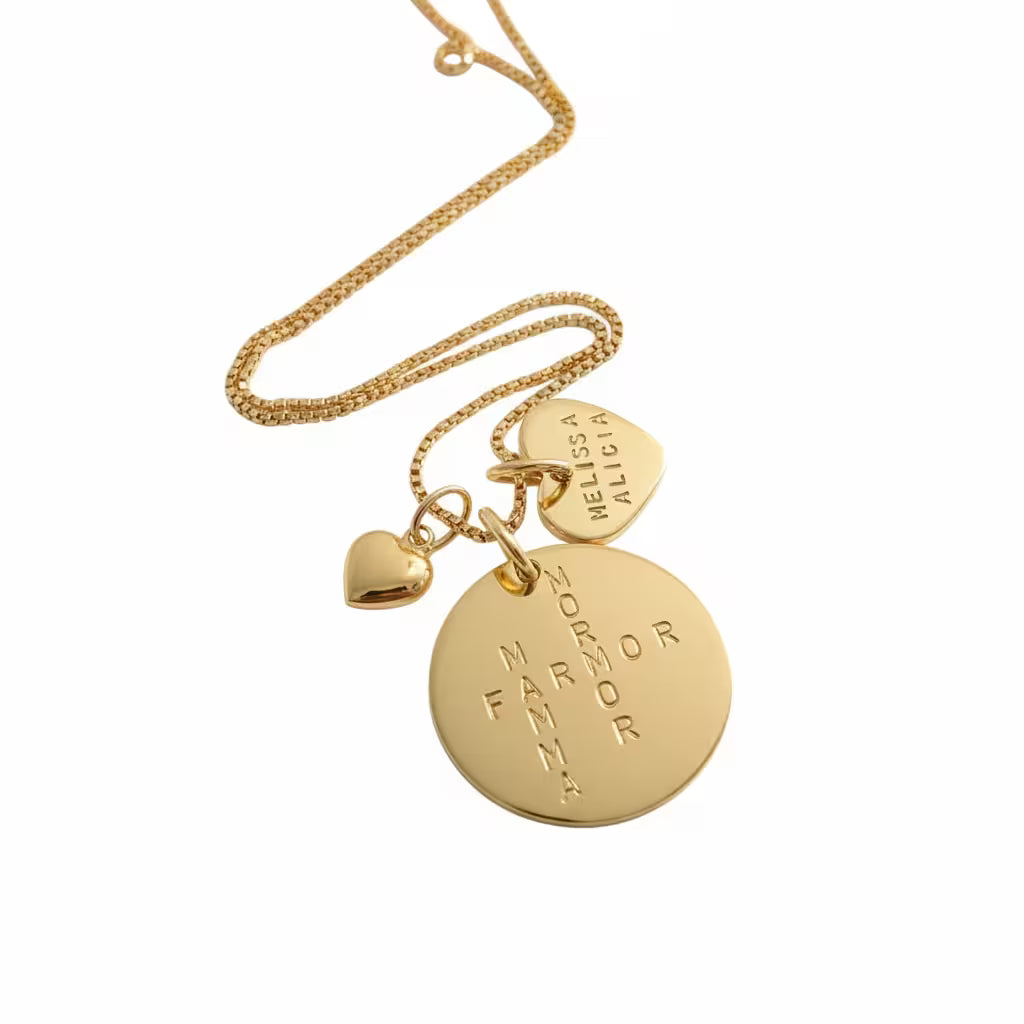 korsordshalsband i guld