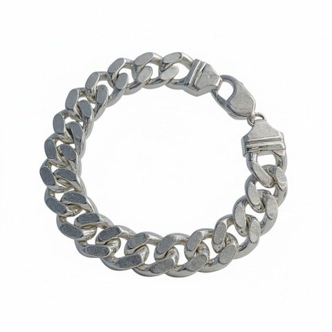 Armband Mega pansarlänk i äkta silver