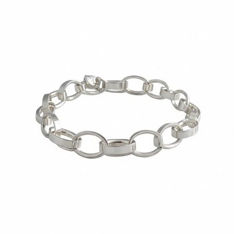 Armband Oval i äkta silver