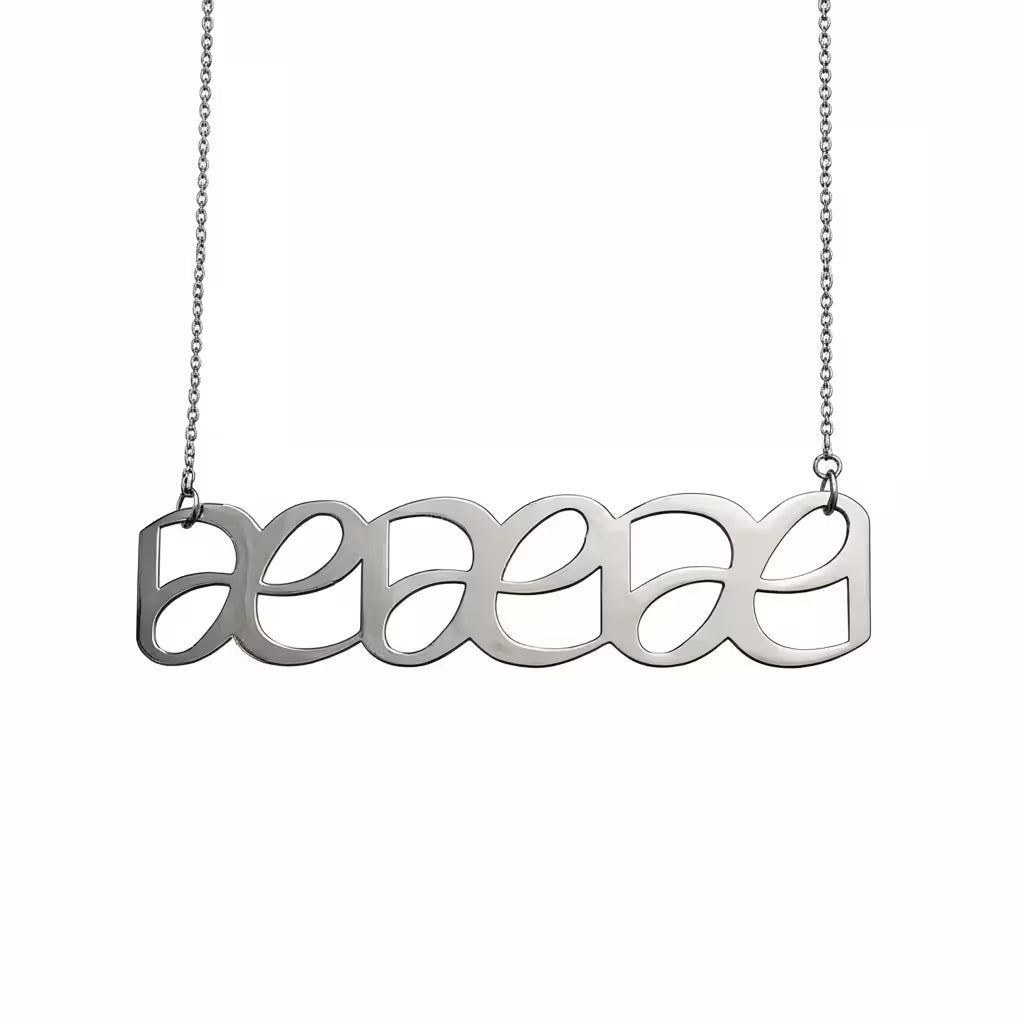 snyggt stort halsband i allergisäkert stål 316L för dig med nickelallergi