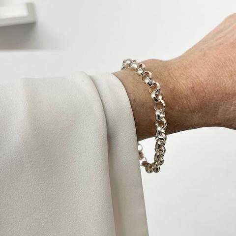 Armband Silverax - ljuvligt silverarmband i äkta silver med runda länkar