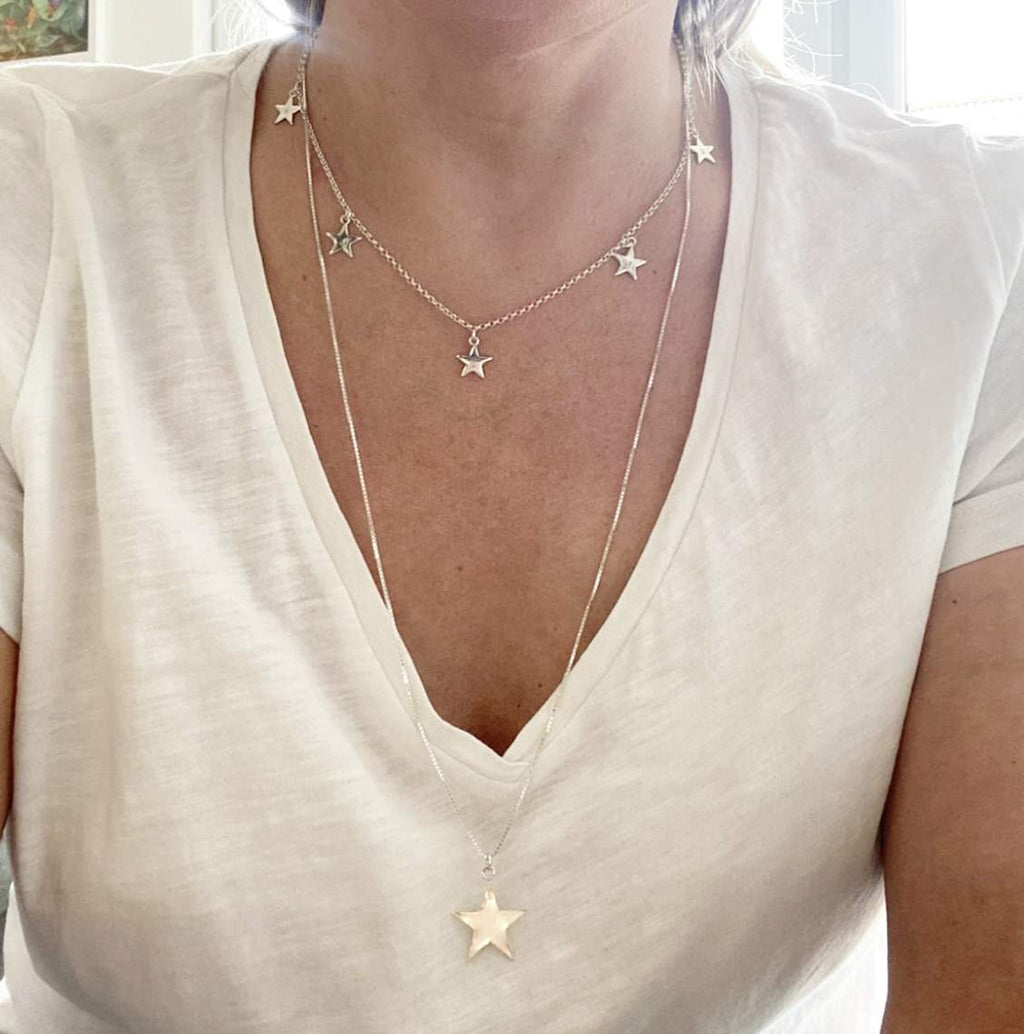 Stjärnfall namnhalsband