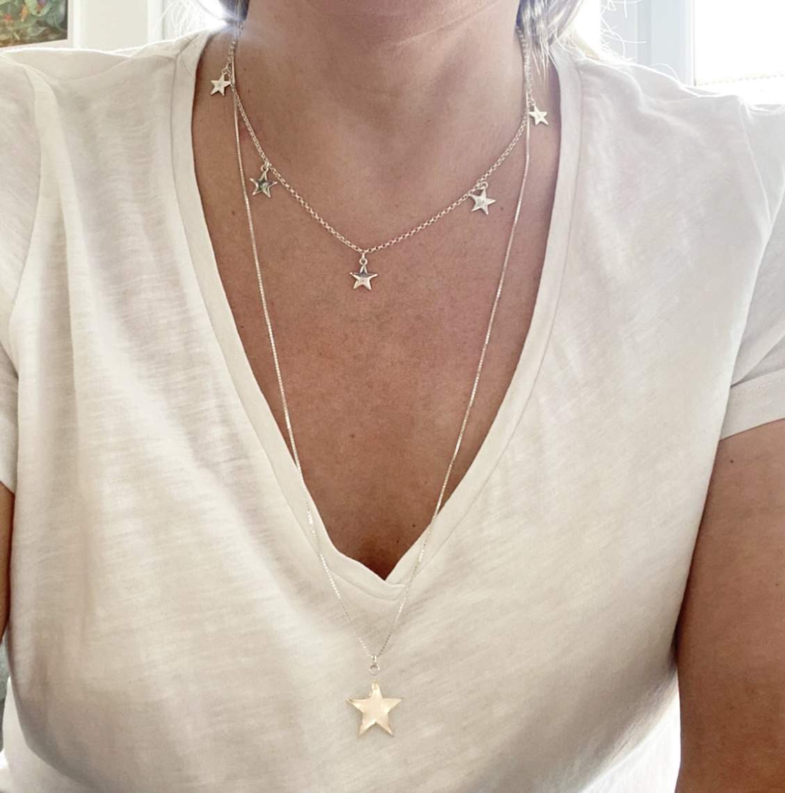 Stjärnfall namnhalsband